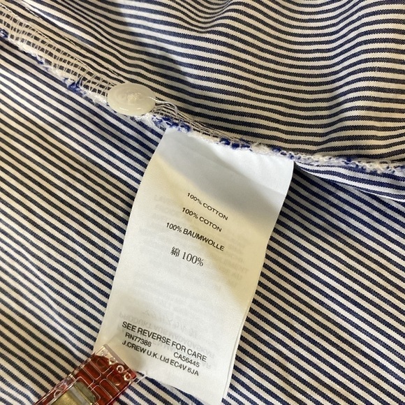 Madewell pinstripe bell sleeve cotton tunic - Picture 6 of 7